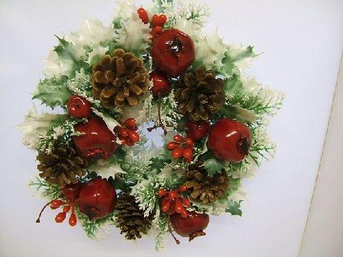 Christmas Wreath Table Decoration Holly and Berries