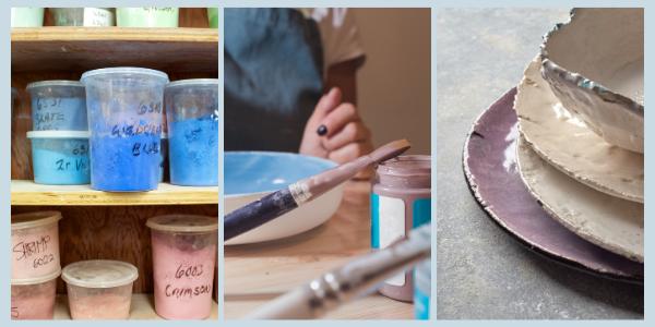 Glazes for pottery. As featured in the article 'Ceramics. A complete Guide' by Eternal Tools