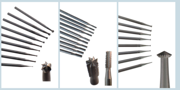 Stone setting carbide burrs