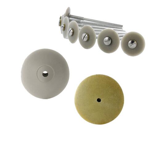 Pumice polishing wheels for gold, silver and precious stones