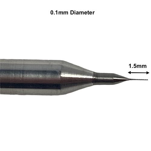 0.1mm diameter carbide micro drill bits for metal