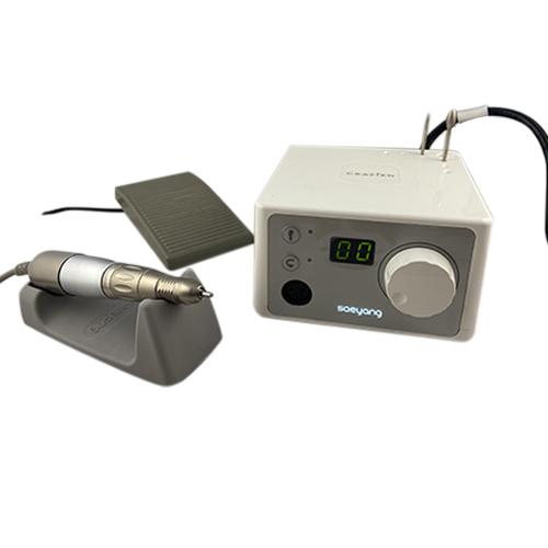Saeyang K35 Silver Micromotor with Hand Piece, rest and Foot pedal