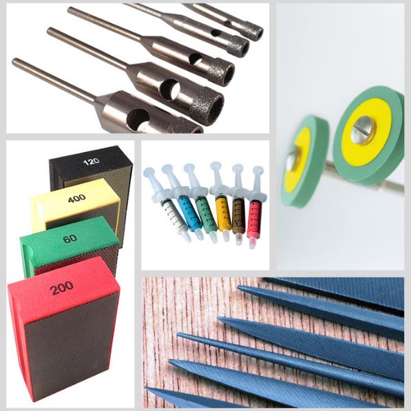 Abrasives for smoothing, drilling, filing, deburring and polishing ceramics, by Eternal Tools