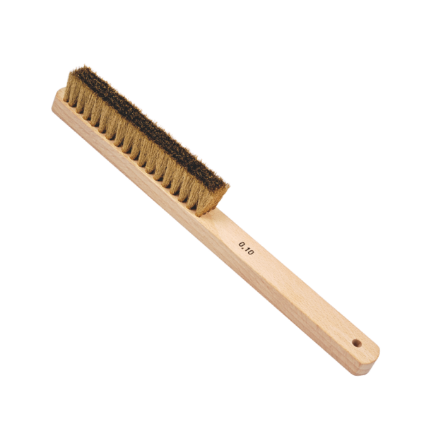 Brass Brush with wooden handle