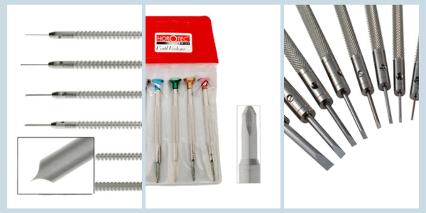 Parallel, phillips and flat head screwdriver blades