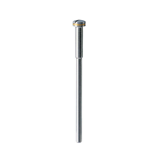 Stepped heavy duty screw mandrel with 2.35mm shank for holding wheel polishers and slitting discs, soft wheel polishers and diamond V-wheels etc