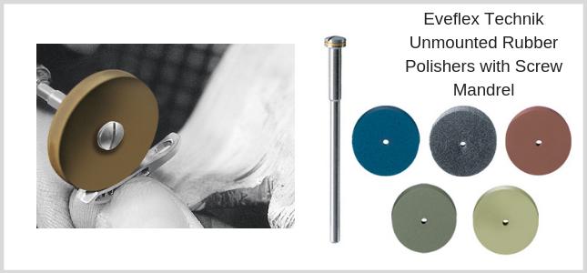 Unmounted rubber polishers for all metals