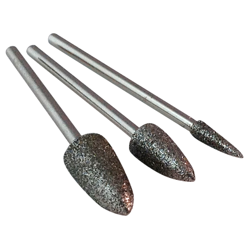 Diamond Bullet Burs with a 2.35mm or 3/32" shank