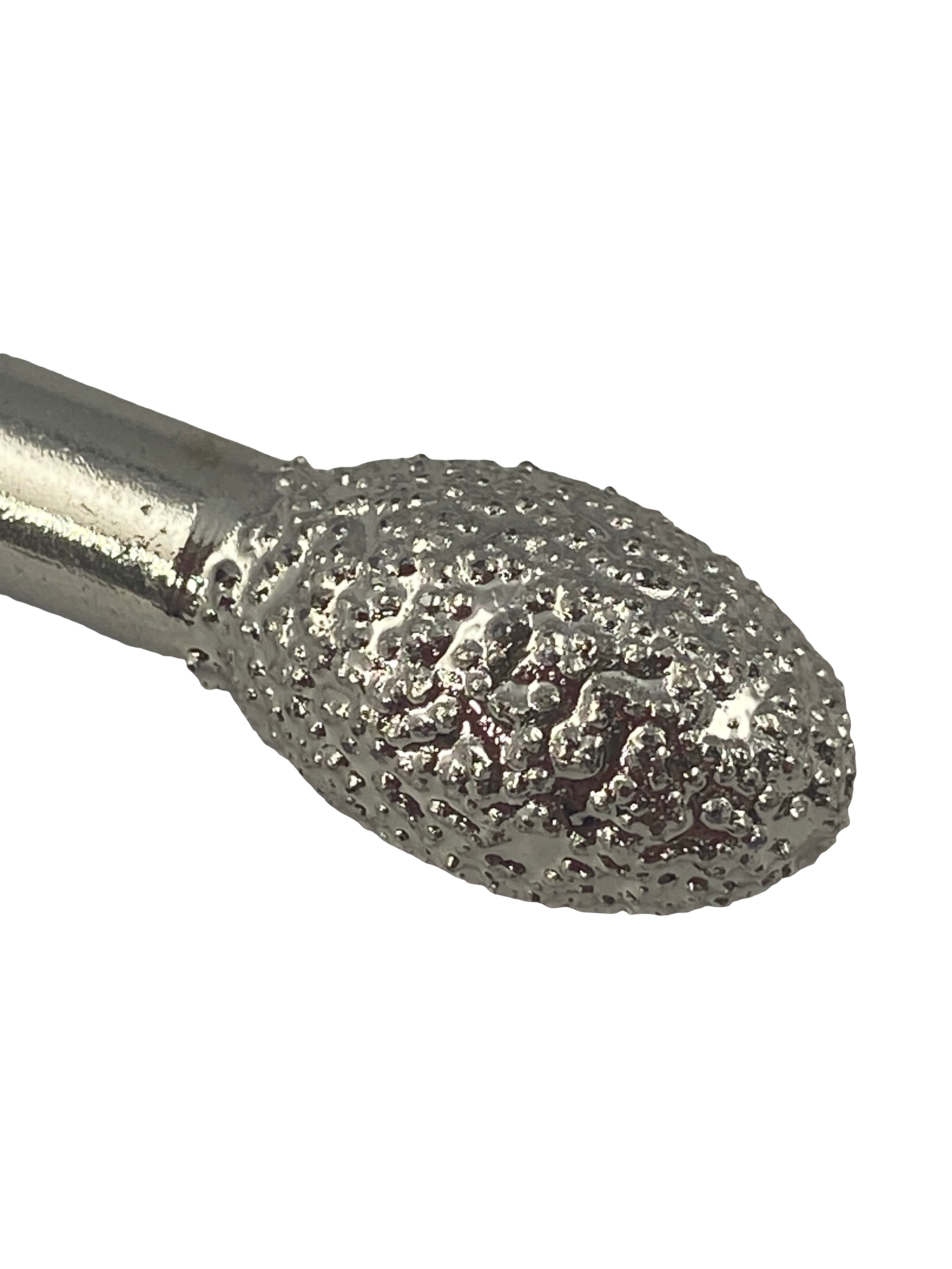 Vacuum brazed diamond point 10mm egg-shape