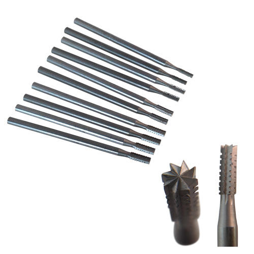 Cutting Edge Length : Gold 10pcs Jiaqi-milling HSS Routing Router Drill Bits Set HSS Burrs Tools Wood Stone Metal Root Carving Milling 