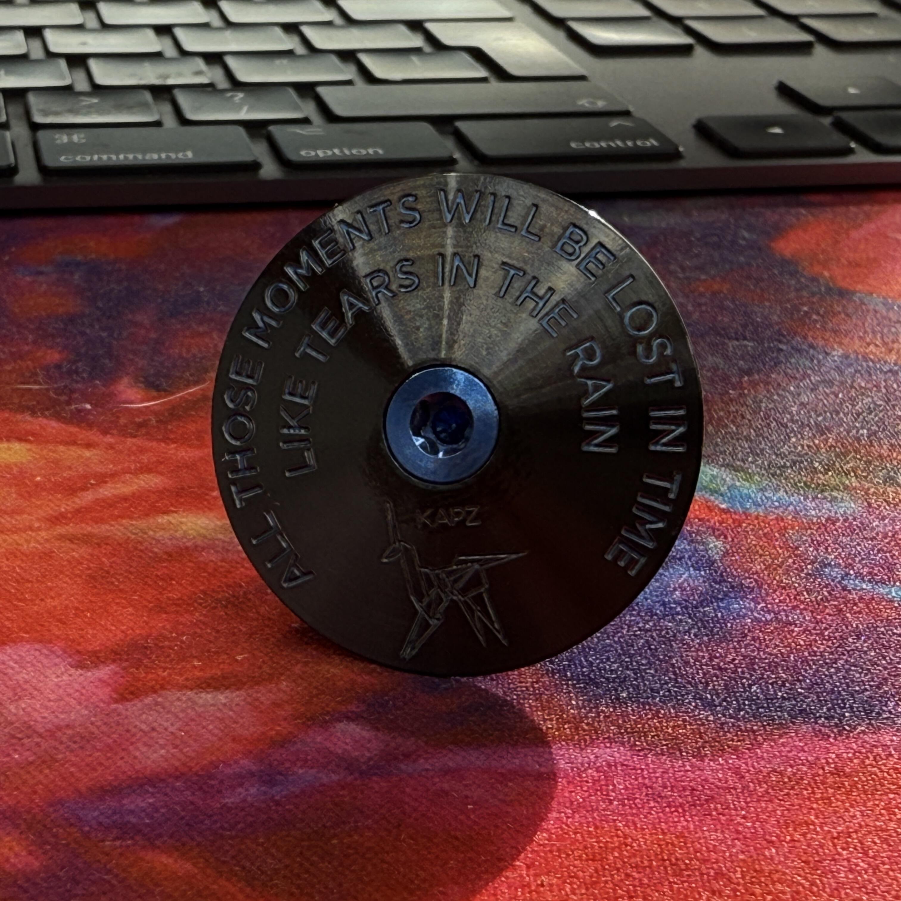 ULTIMATE Domed Low Pro Titanium Headset Cap - view 20 by KAPZ