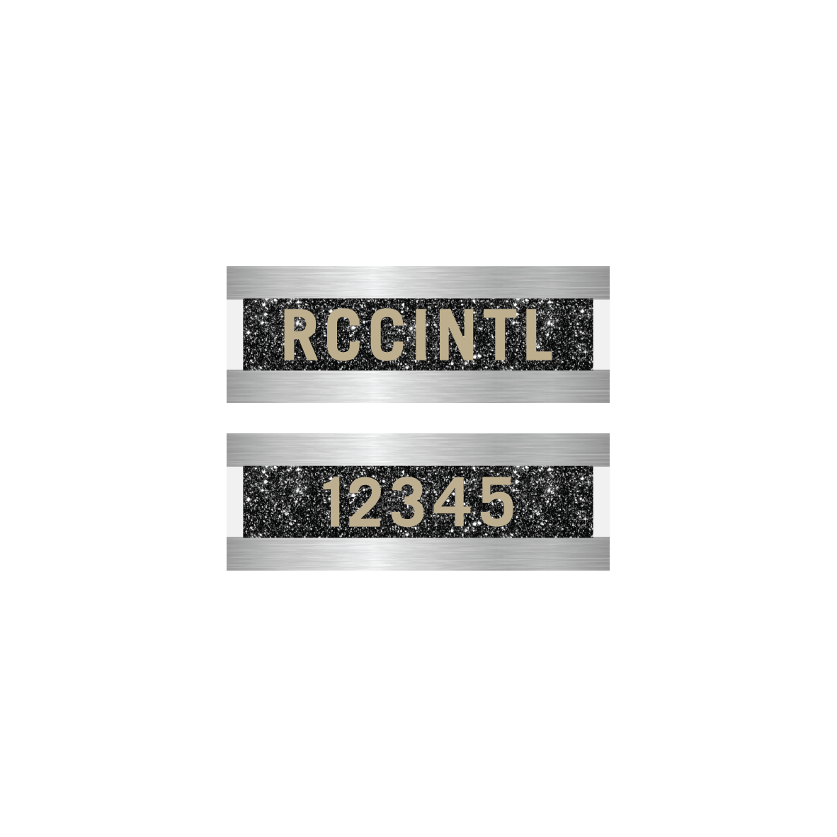 Custom Stainless Steel Inlay Ring - view 3 by KAPZ
