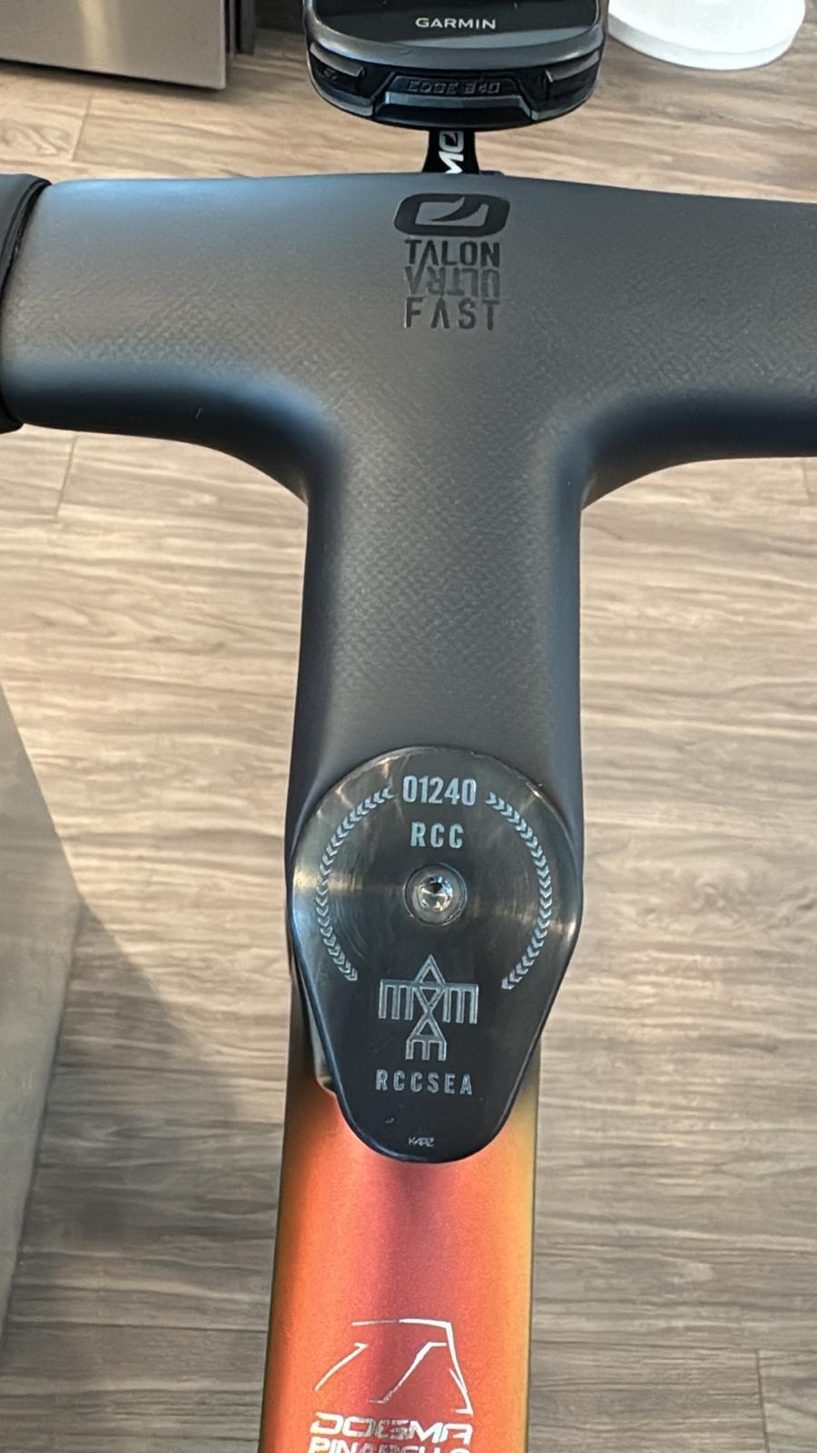 Pinarello 2025 Most 3D Printed Titanium Headset Cap - view 16 by KAPZ