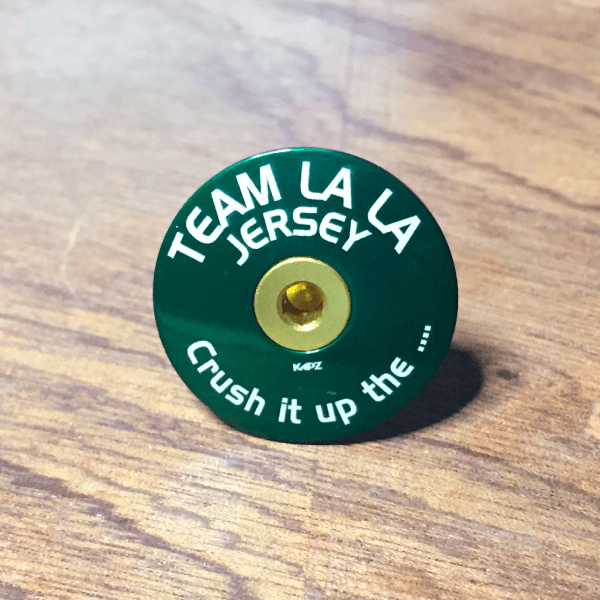 Laser Etched - Text-Only Headset Cap - view 3 by KAPZ