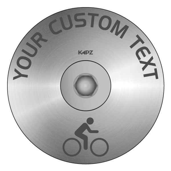 Titanium - Single-Icon Headset Cap - view 3 by KAPZ