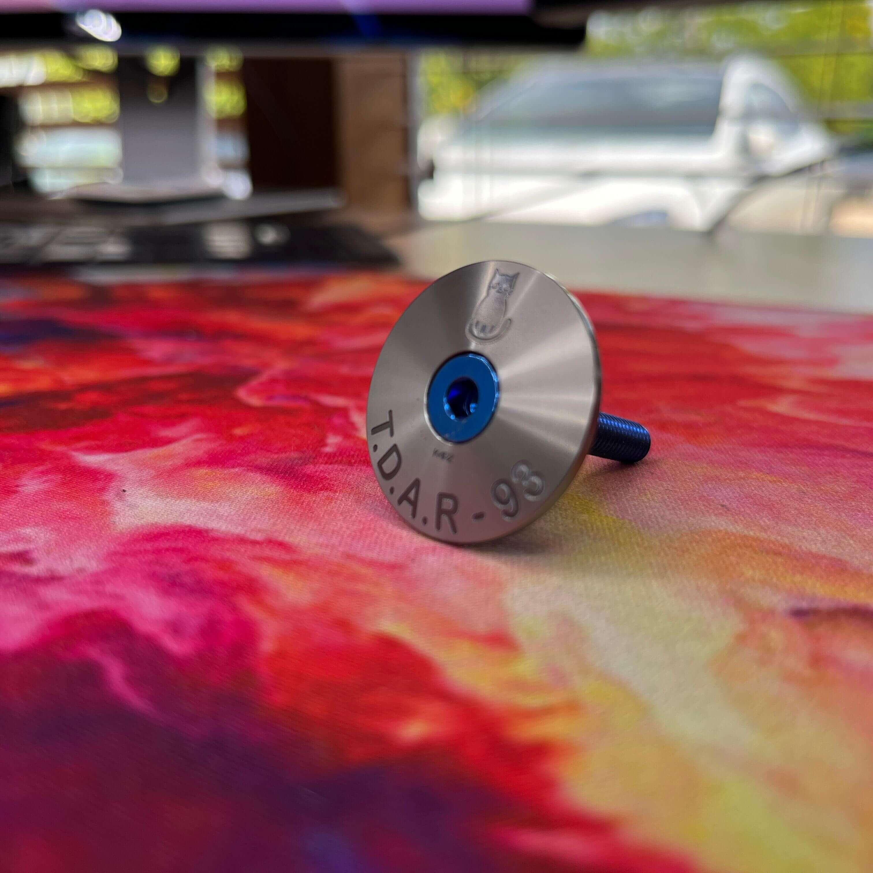 Titanium - Single-Icon Headset Cap - view 2 by KAPZ