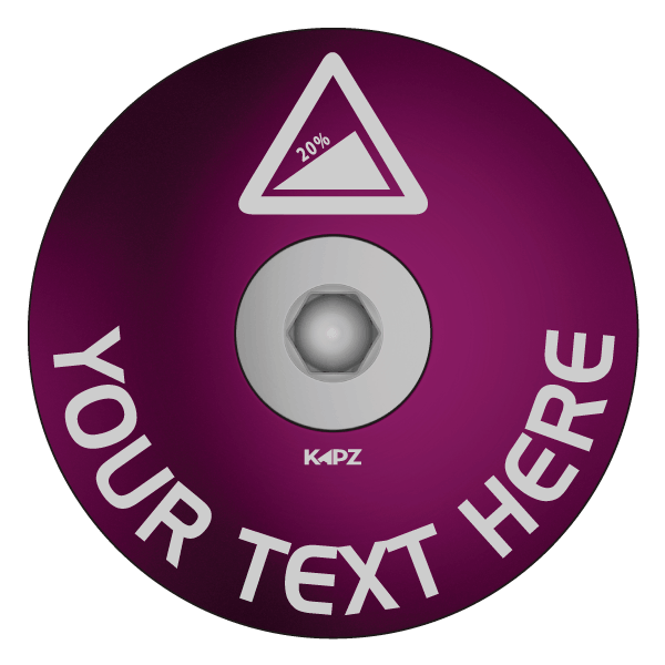 Engraved - Single-Icon Headset Cap - view 5 by KAPZ