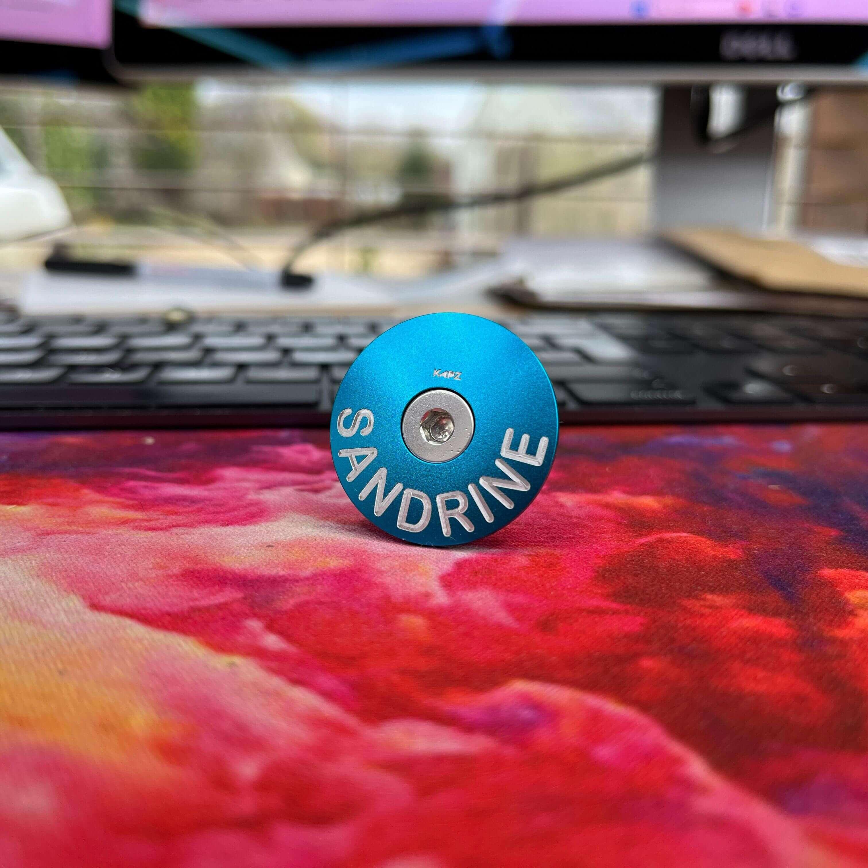 Engraved - Text-Only Headset Cap - view 5 by KAPZ