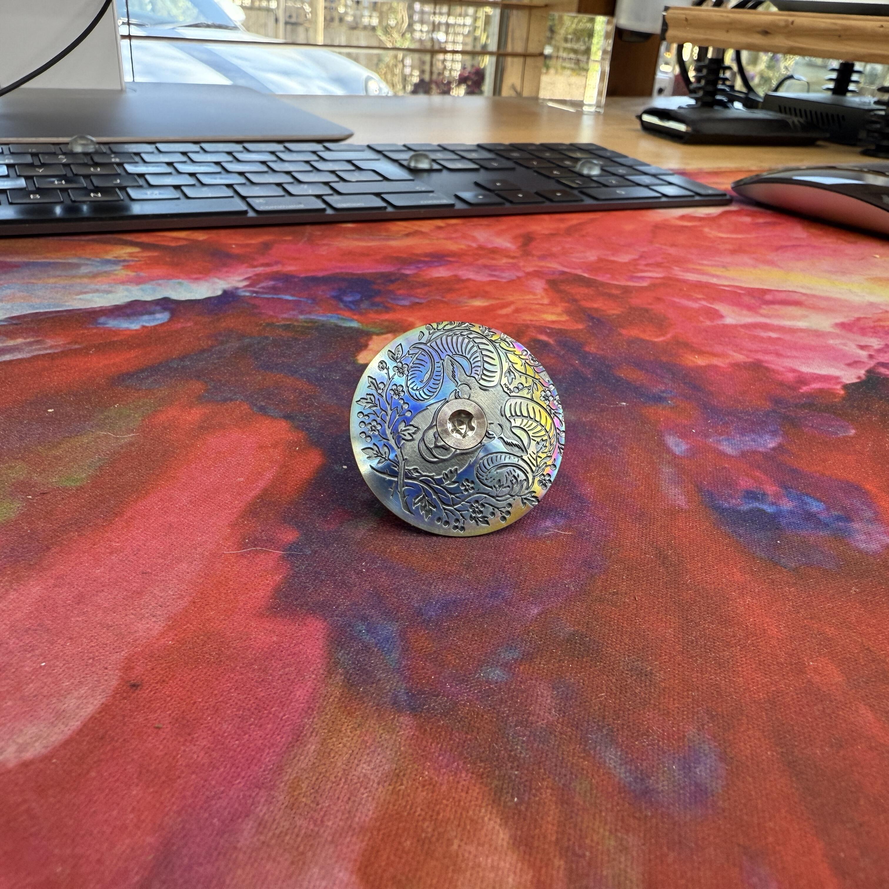 Ultimate Domed GIANT OD2 Titanium Headset Cap - view 6 by KAPZ