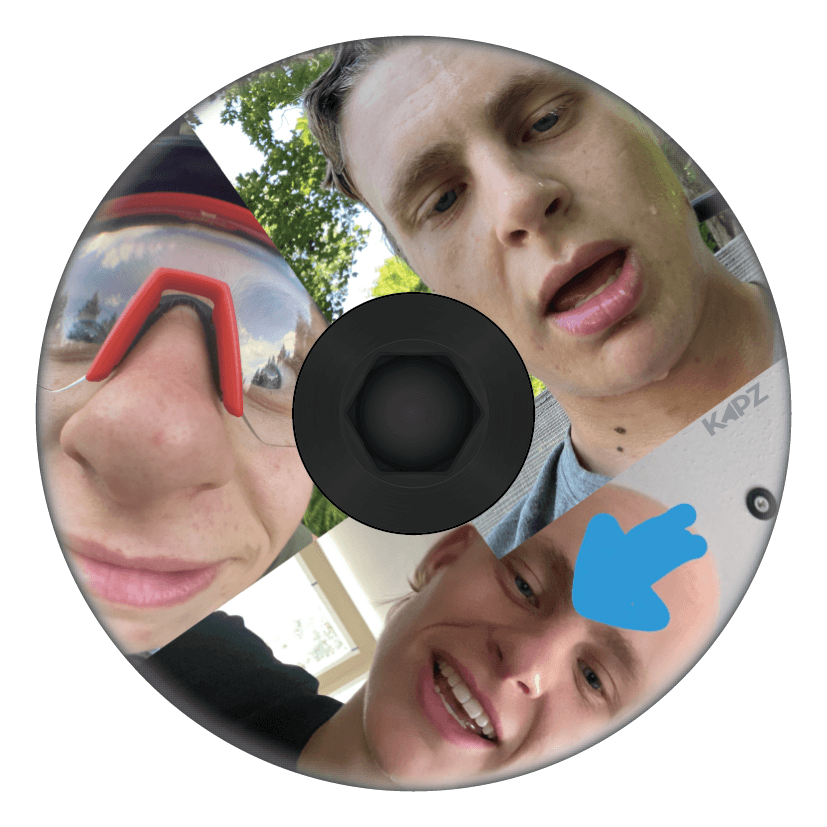 ULTIMATE Full Colour Headset Cap - view 6 by KAPZ