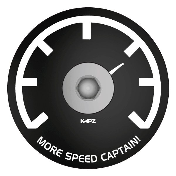 Laser Etched - Single-Icon Headset Cap - view 3 by KAPZ