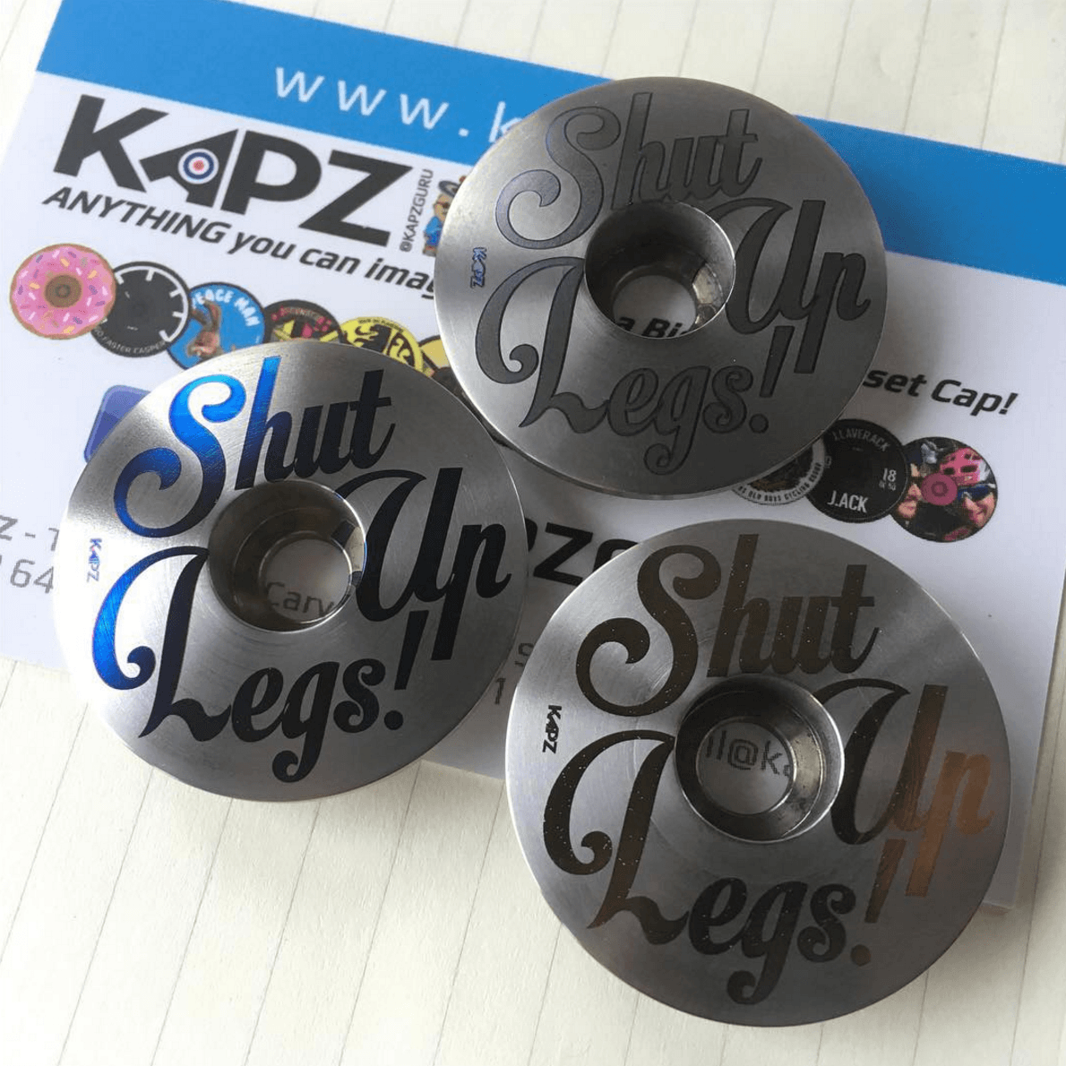 Titanium - Single-Icon Headset Cap - view 6 by KAPZ