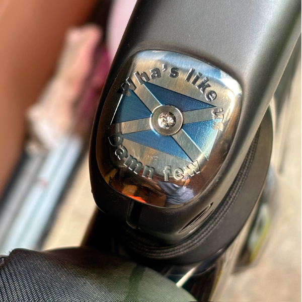 Ultimate Specialized Roval Rapide 3D Printed TiTanium Headset Cap