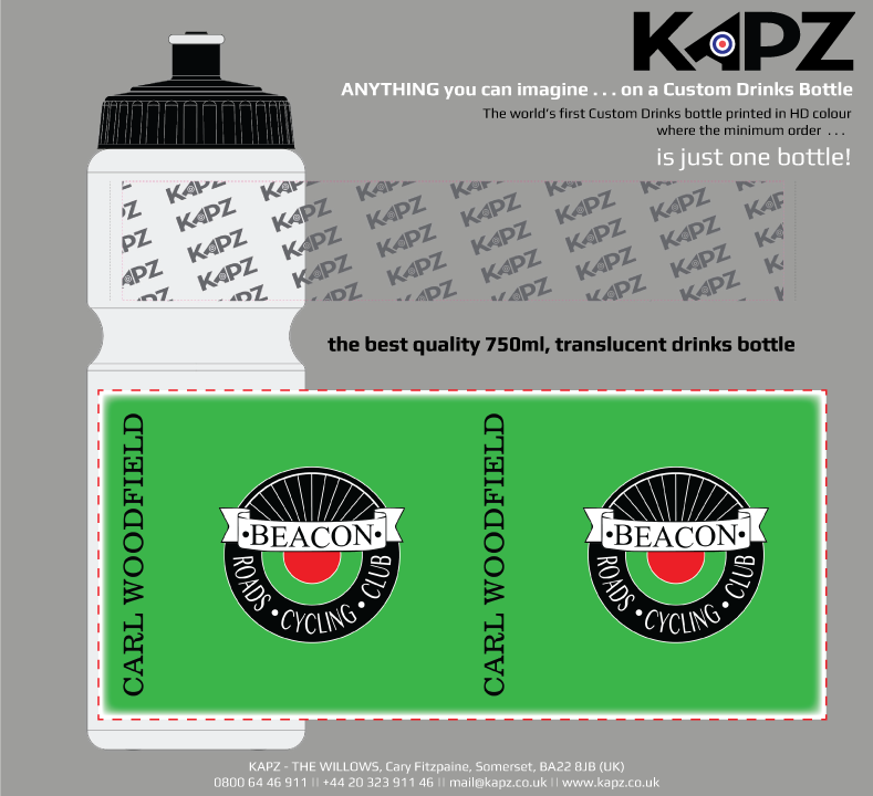 Custom 750ml Traditional Drinks Bottle - view 9 by KAPZ
