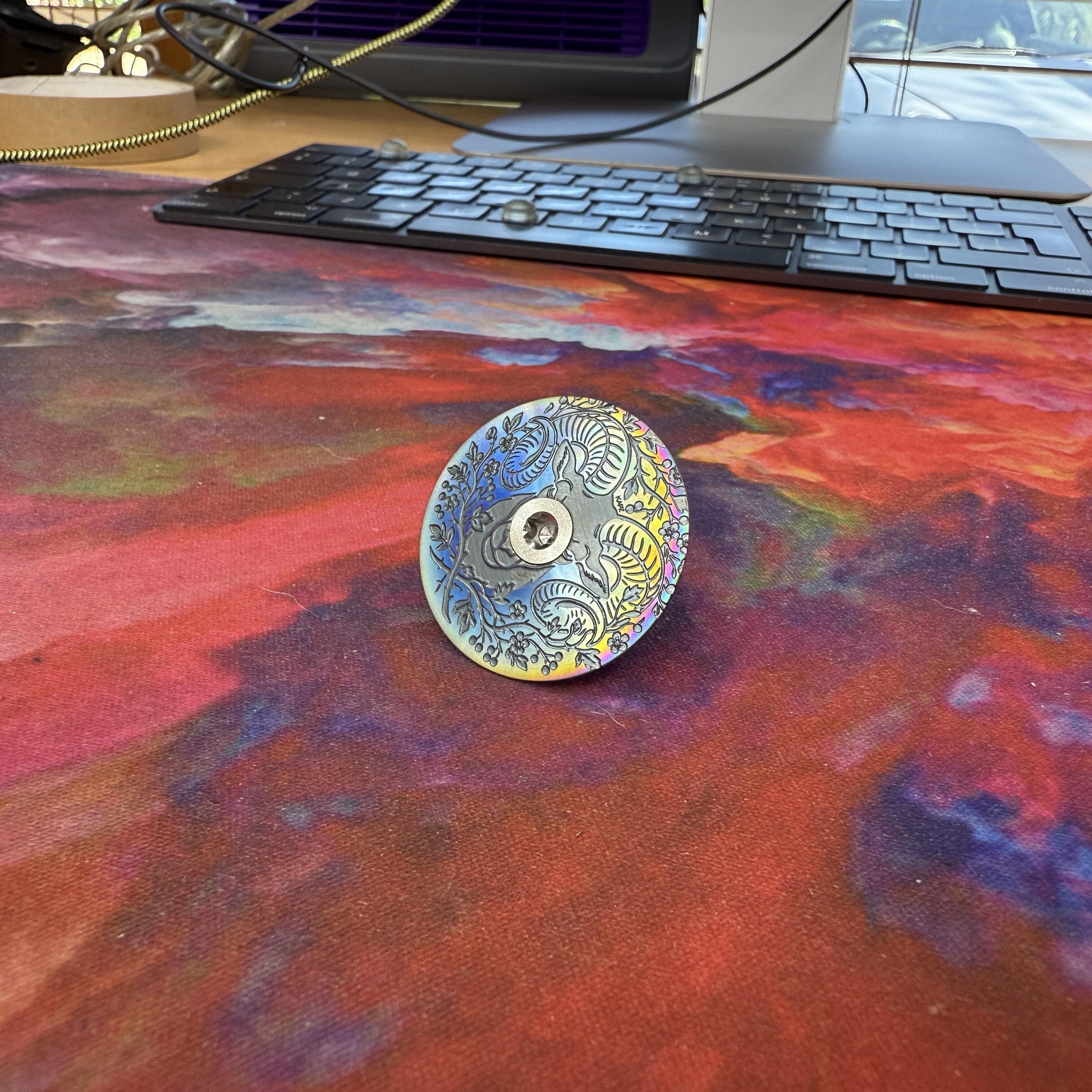 Ultimate Domed GIANT OD2 Titanium Headset Cap - view 10 by KAPZ