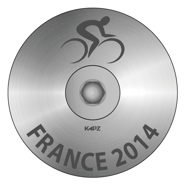 Titanium - Single-Icon Headset Cap - view 5 by KAPZ