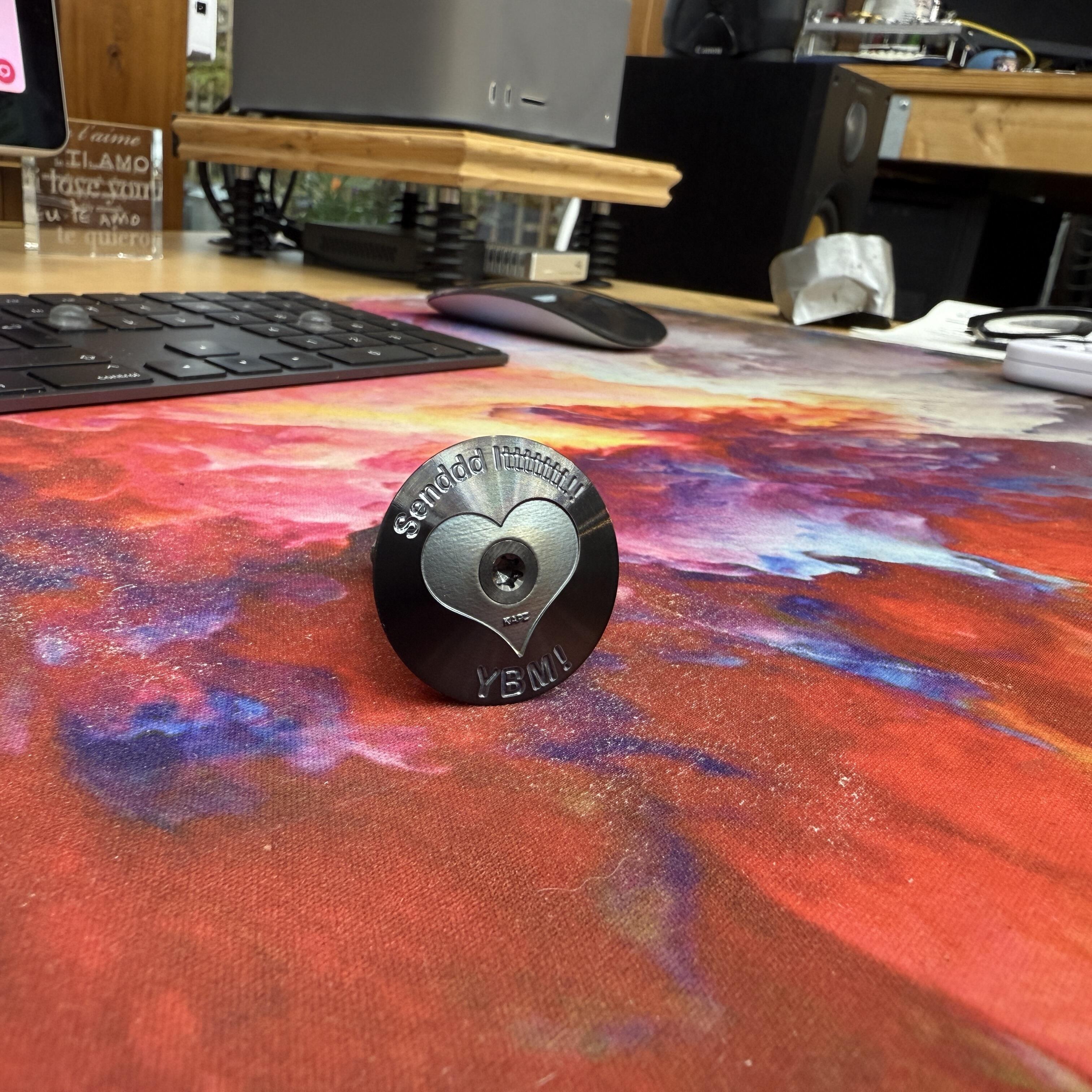 ULTIMATE Domed Low Pro Titanium Headset Cap - view 22 by KAPZ