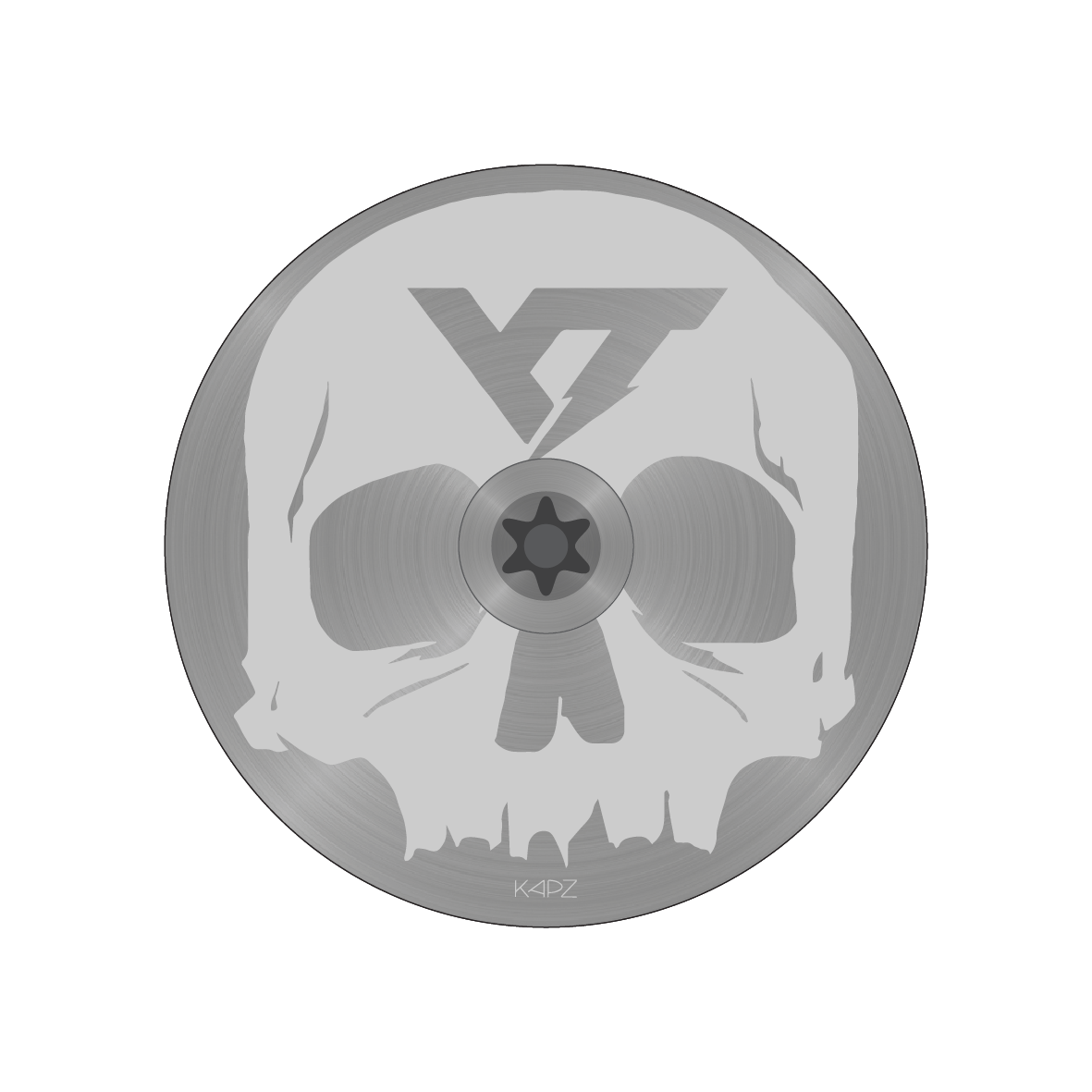 Ultimate Domed GIANT OD2 Titanium Headset Cap - view 12 by KAPZ