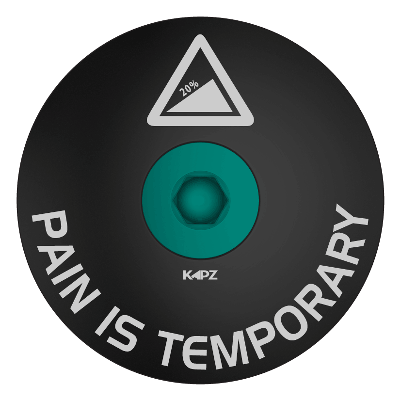 Engraved - Single-Icon Headset Cap by KAPZ