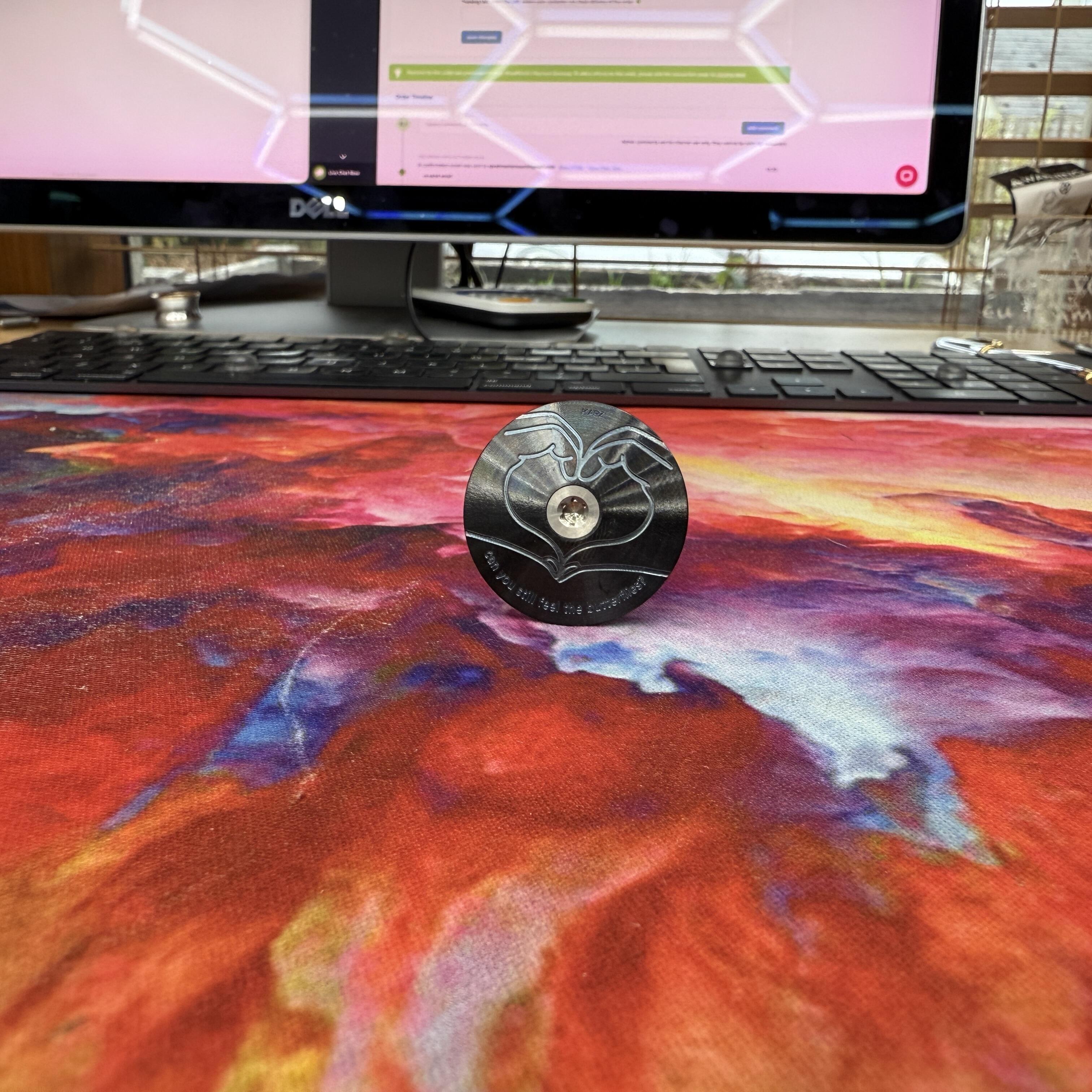 ULTIMATE Domed Low Pro Titanium Headset Cap - view 23 by KAPZ