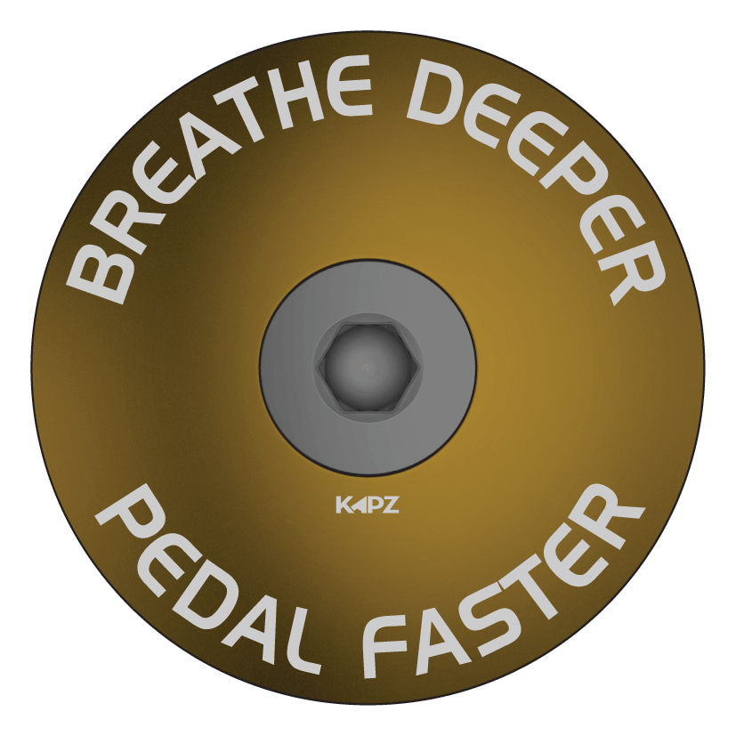 Engraved - Text-Only Headset Cap - view 7 by KAPZ