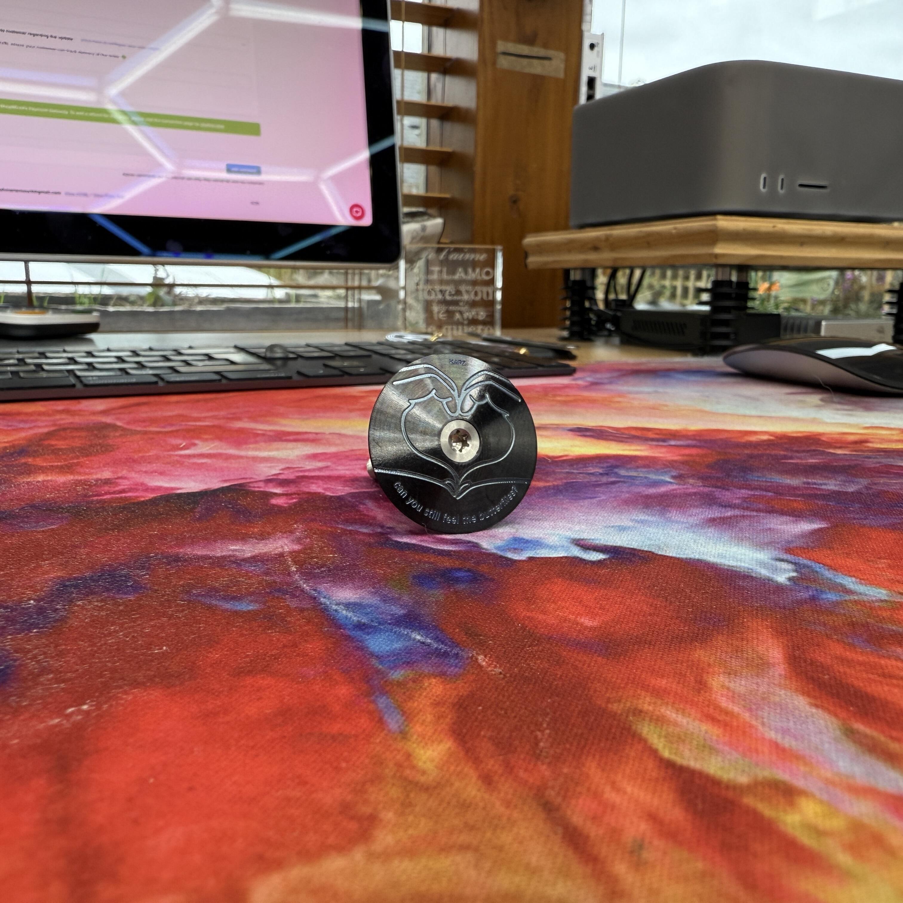 ULTIMATE Domed Low Pro Titanium Headset Cap - view 24 by KAPZ