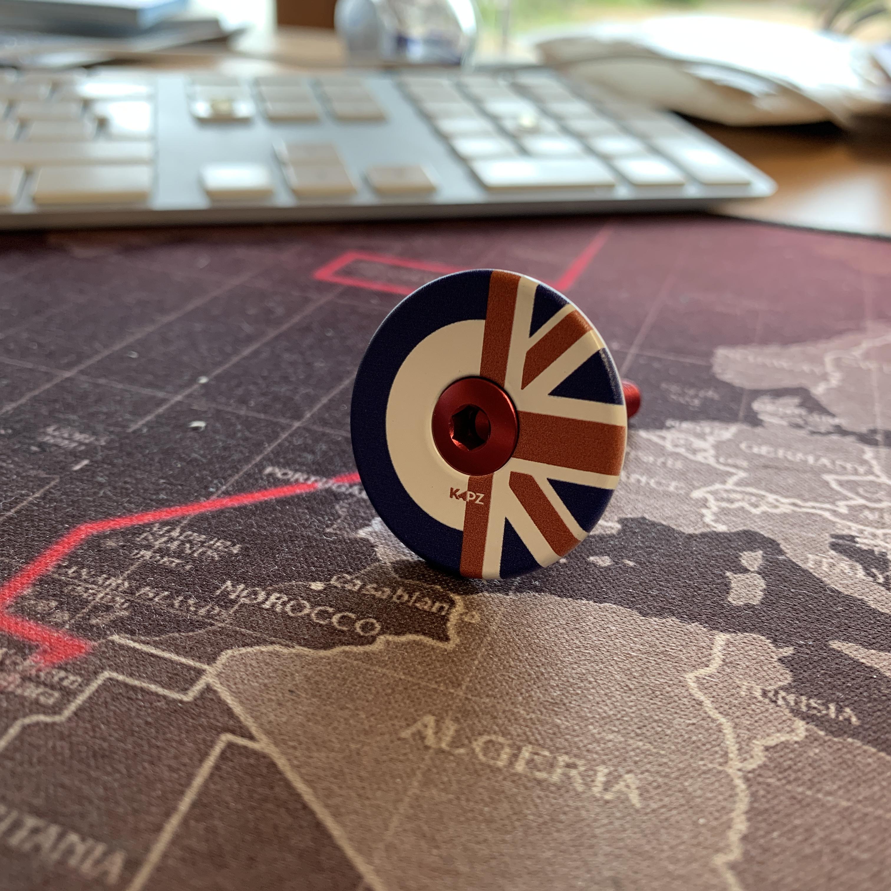 Full Colour - MOD - Union Jack Roundel Headset Cap