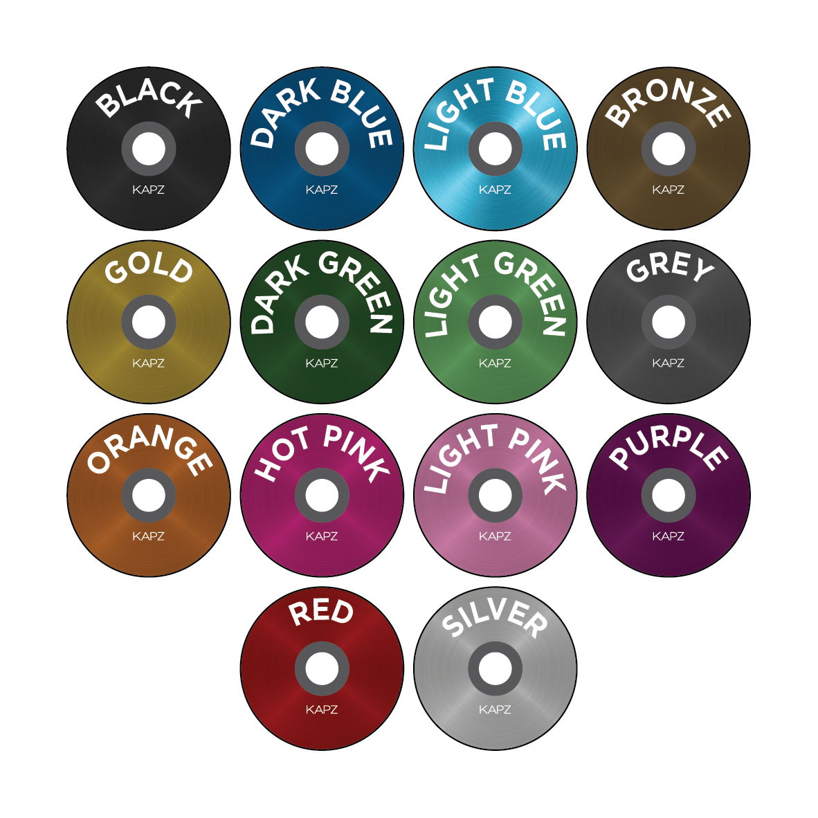 Laser Etched - 3 Colour Roundel Headset Cap - view 8 by KAPZ