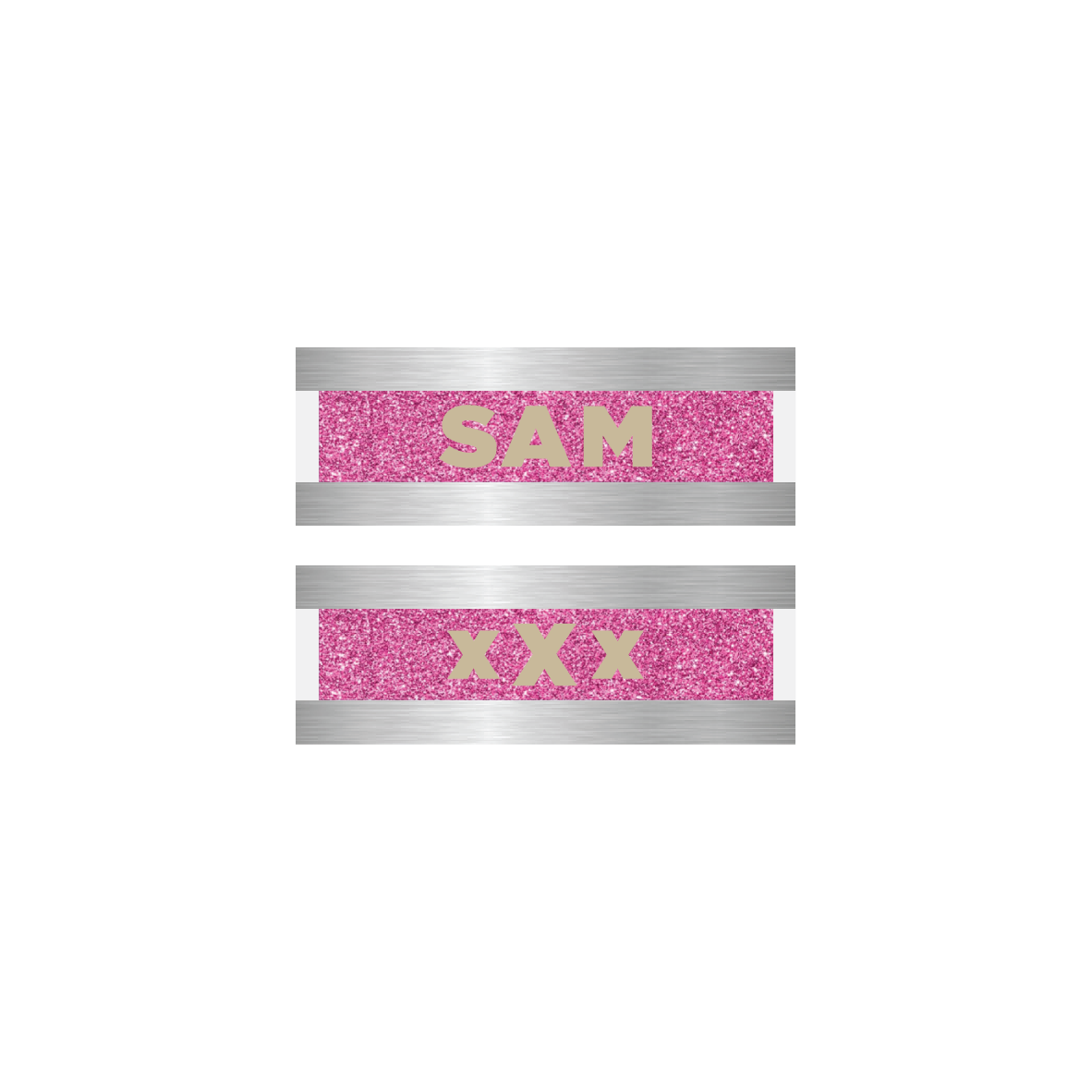 Custom Stainless Steel Inlay Ring - view 2 by KAPZ
