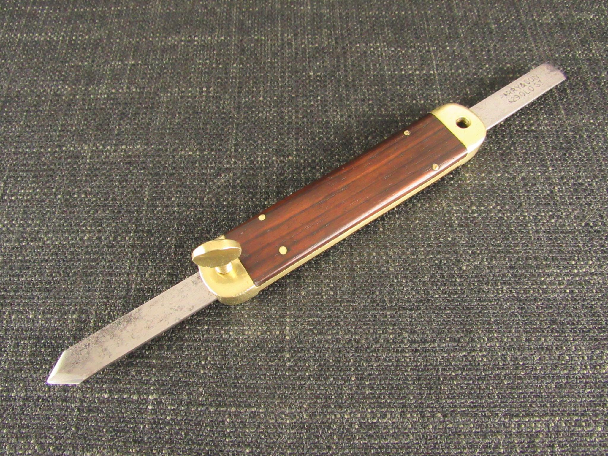 Rosewood Mount Cutters Knife by PARRY & SON