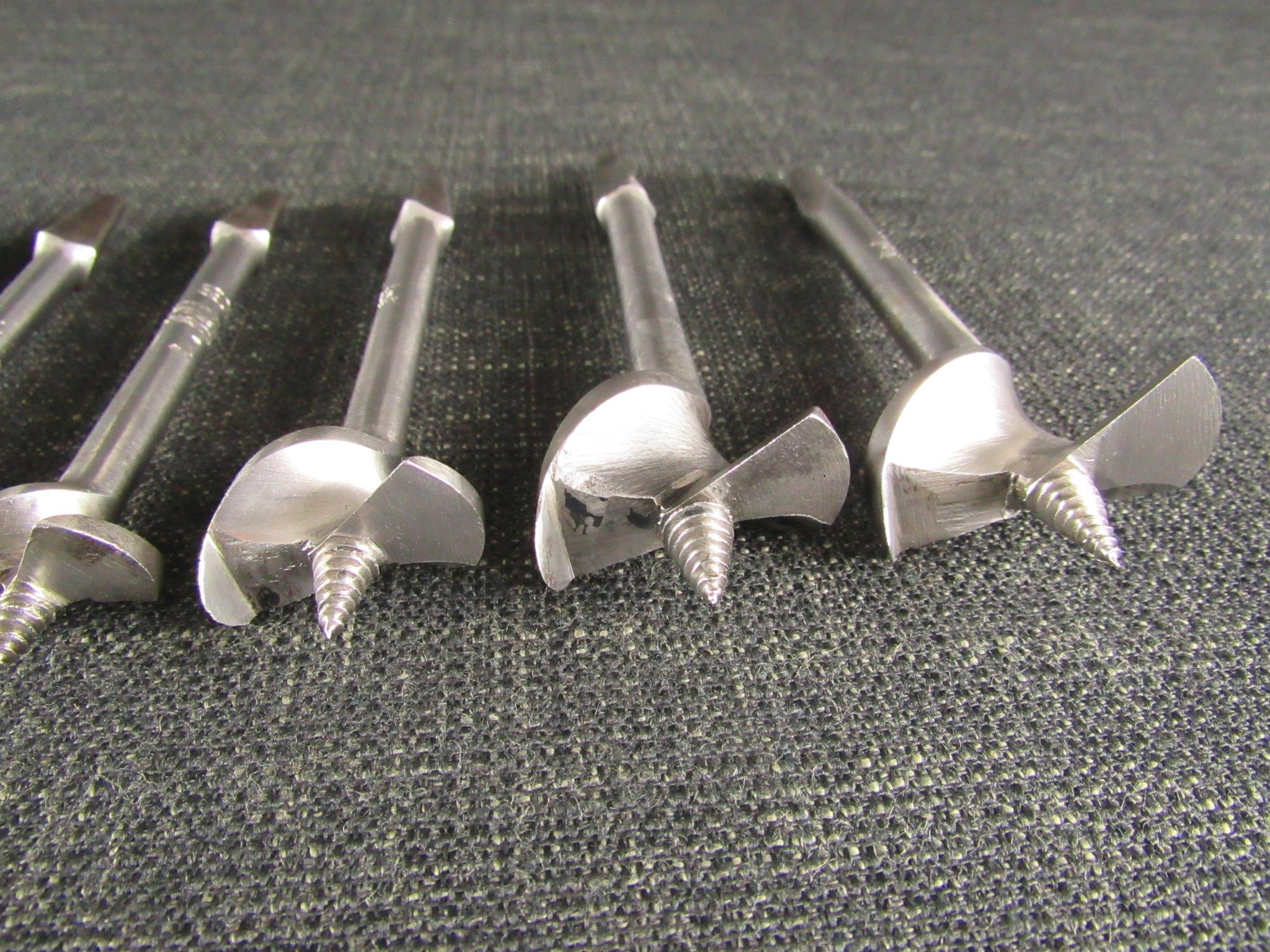 Graduated Set of 11 RIDGWAY Brace Bits RIDGWAY 1066 Brace Centre Bits