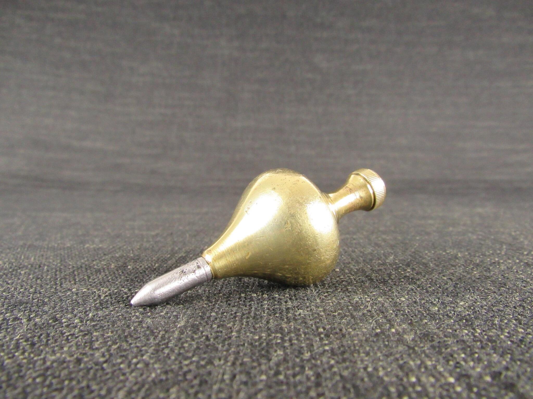 No.3 Brass Plumb Bob with Steel Tip *SOLD*