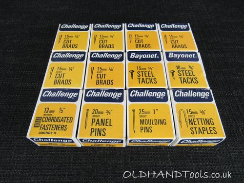 12 Boxes of CHALLENGE and BAYONET Fixings - New Old Stock