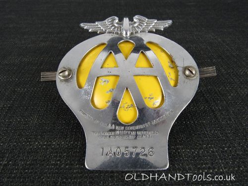Genuine AA Badge - 1A Serial Number