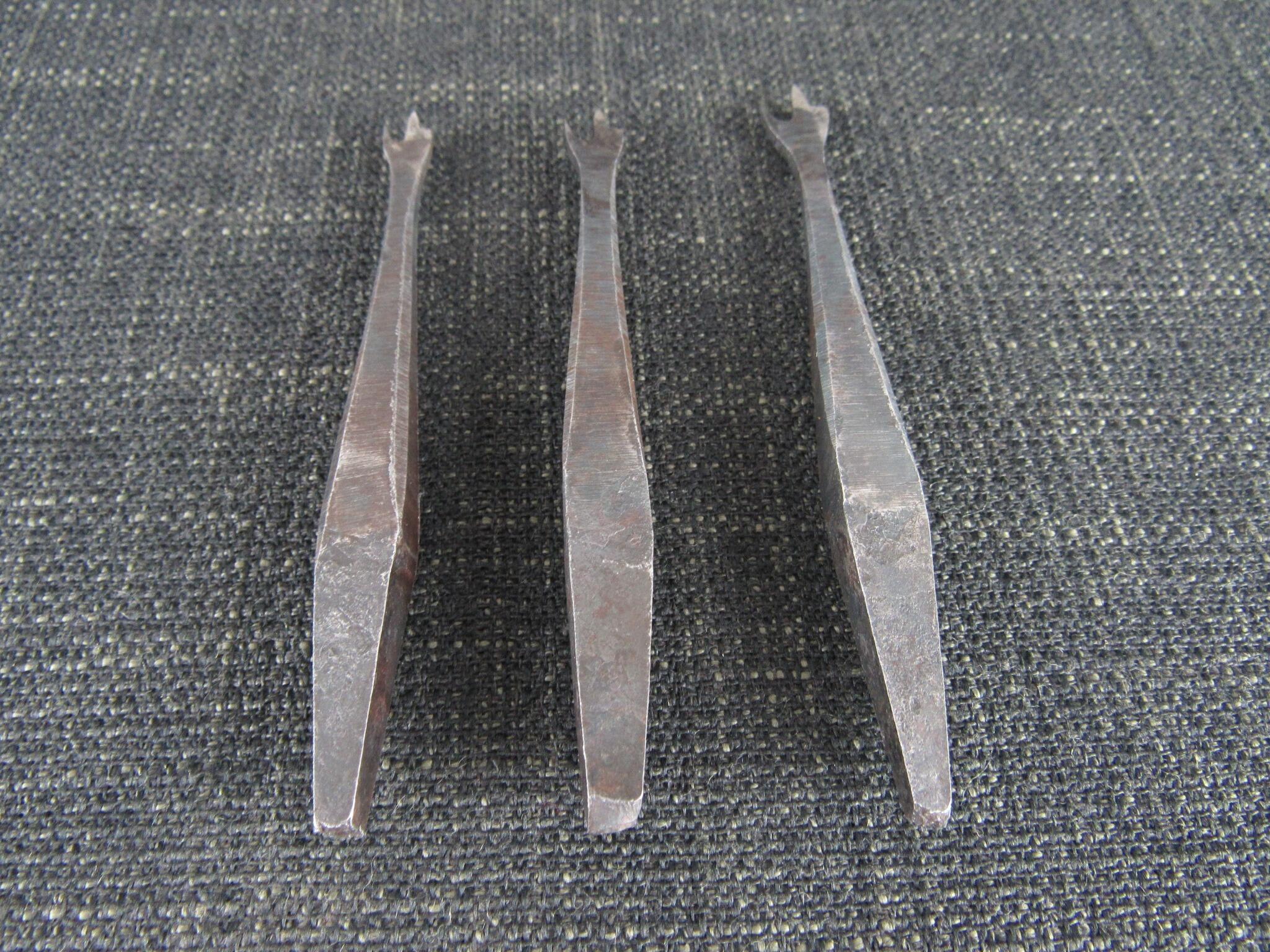 3 Small MUSGRAVE Brace Centre Bits