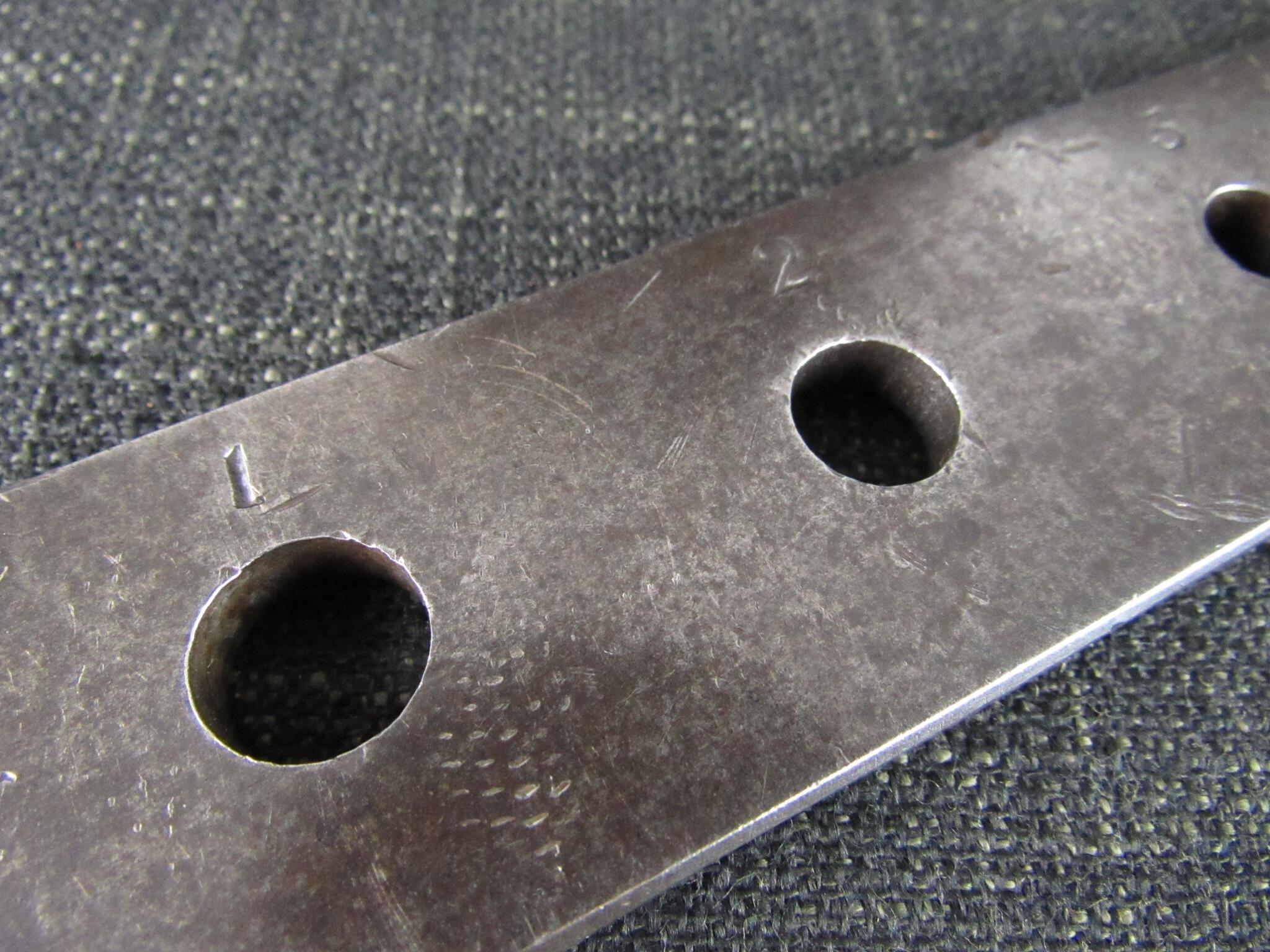Vintage Dowel Plate - 5 Hole