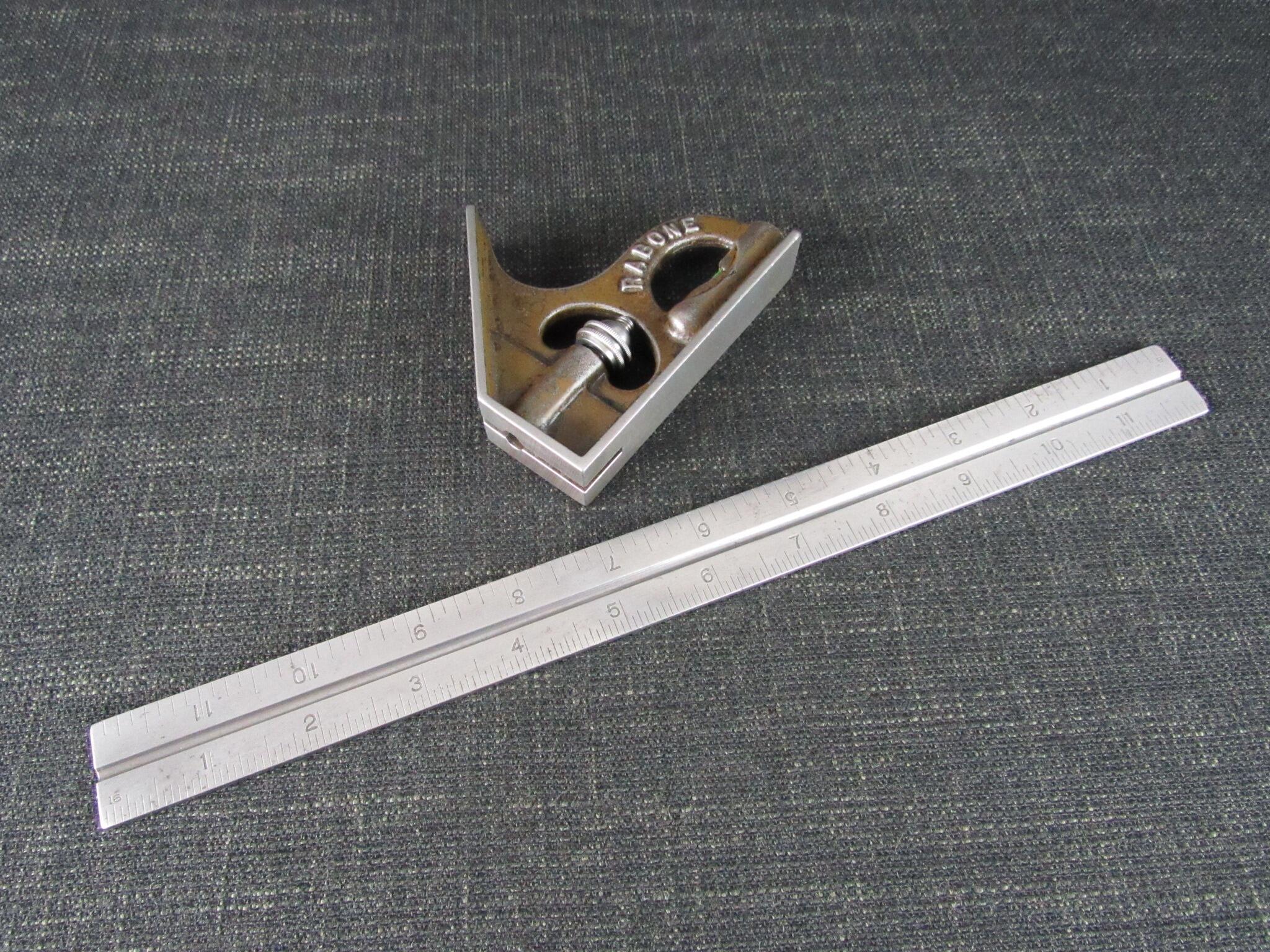 RABONE 1902 Combination Square - 12 inch *SOLD*