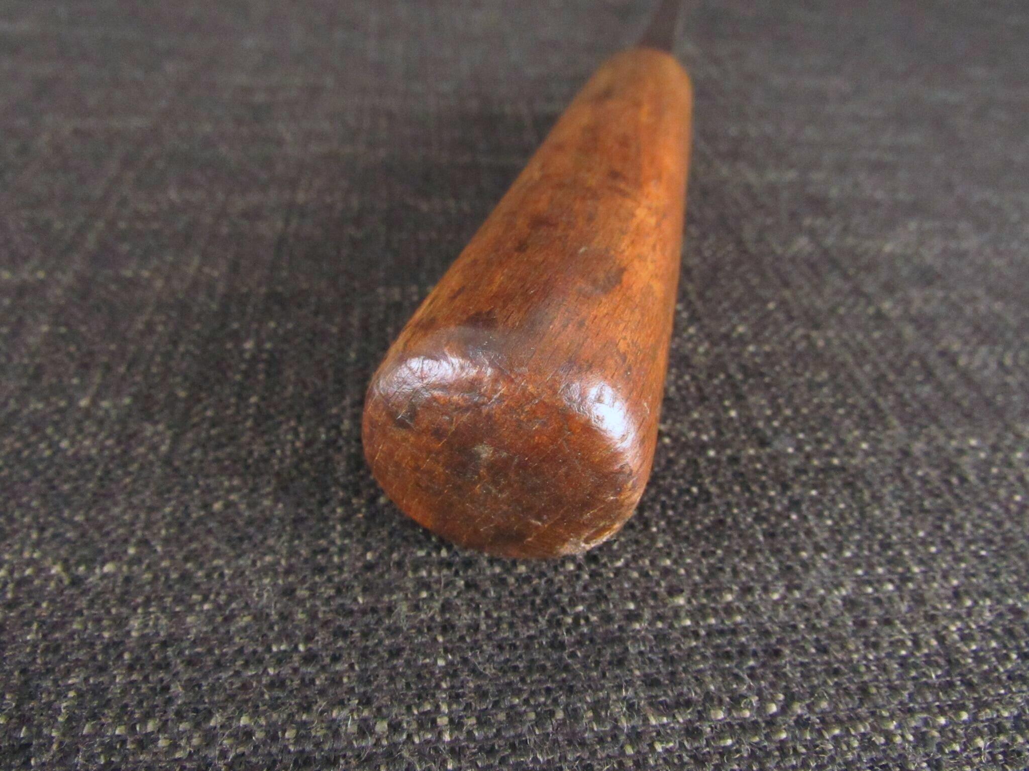 Early GREEN Mortice Chisel - 1/8 inch - Pig Sticker - for restoration