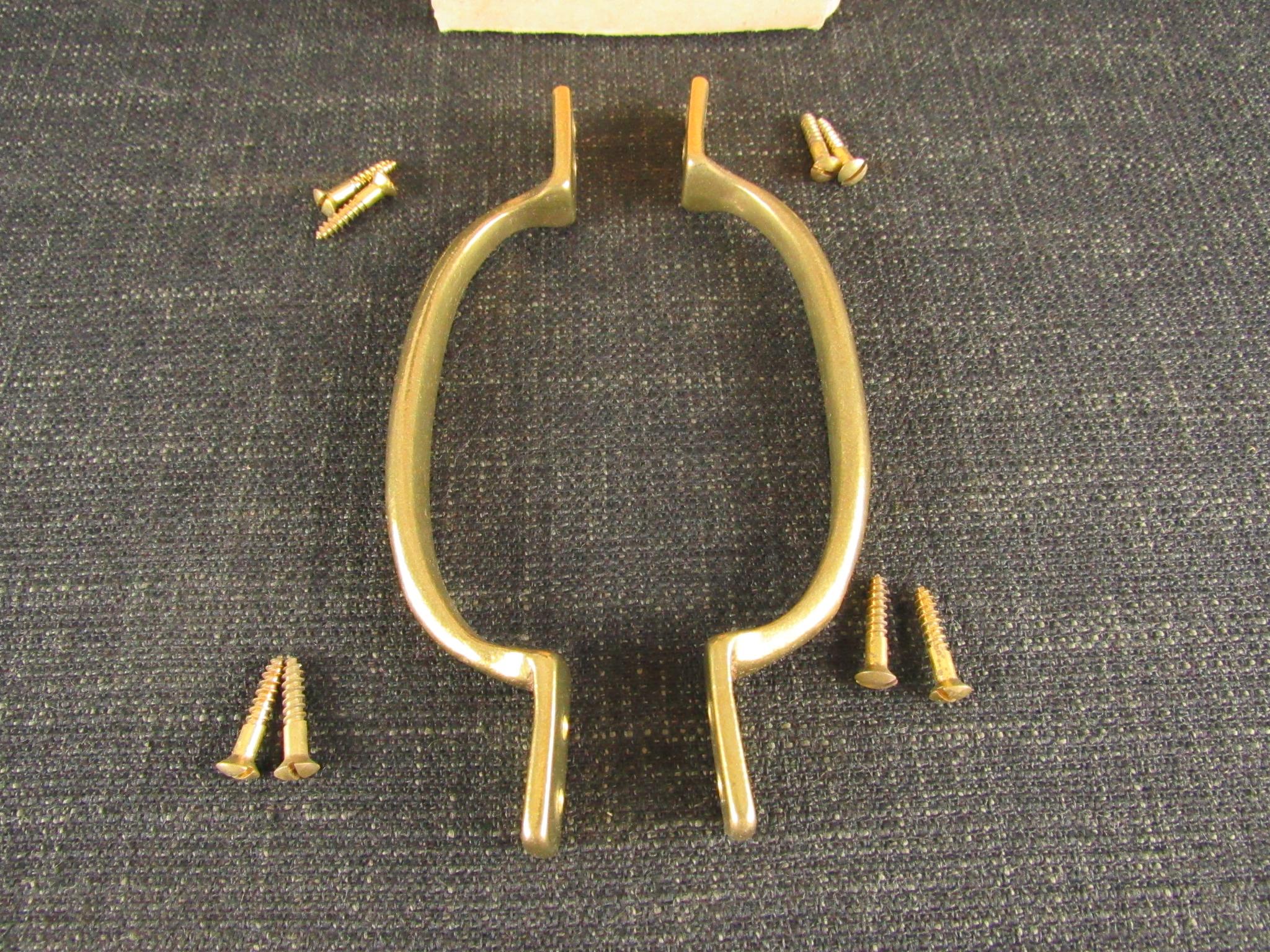 CLIFFORD Brass D Handles - 6 inch