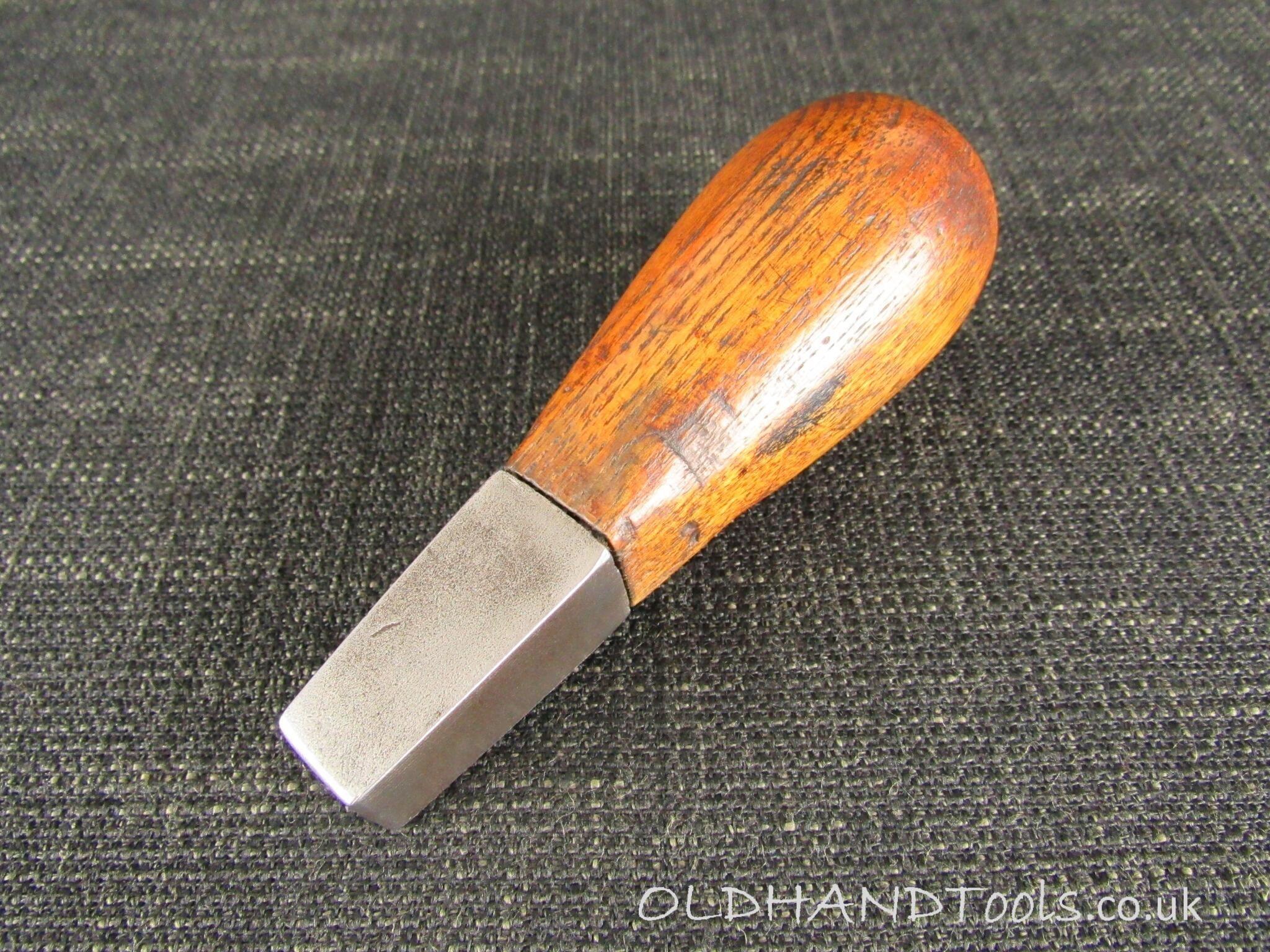 Unusual Shoe Makers Tool - Seam Sett Edge Iron Burnisher *SOLD*